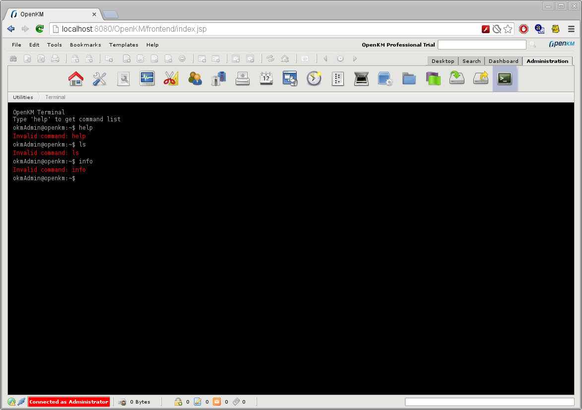 Terminal not working