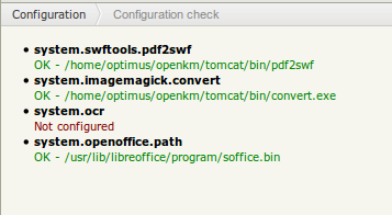 configuration pass