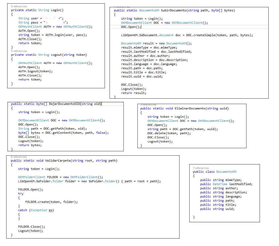 Método Llamada Servicio Web OpenKM para subida/consulta de ficheros desde otra aplicación.