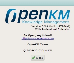 openkm version