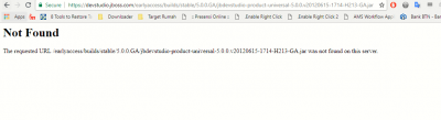 JBOSS not found.PNG