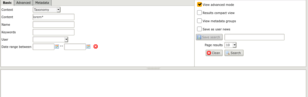 Failed content search.