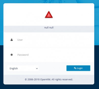 openkm - null null error.jpg