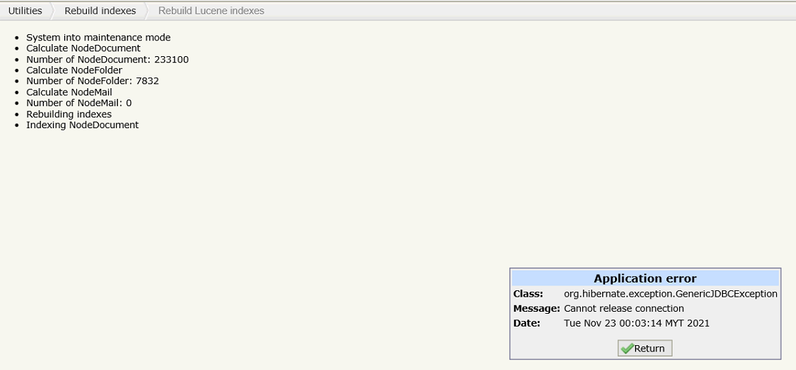Cannot release connection.PNG