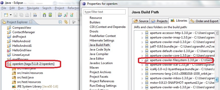 aperture-crawler-filesystem:jar:1.3.0 Error