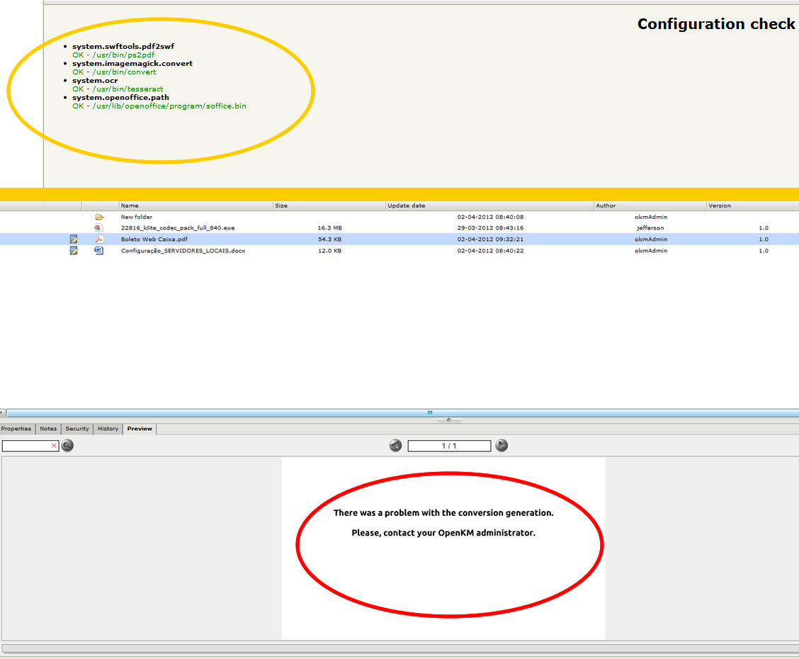 Imagem de configuração.