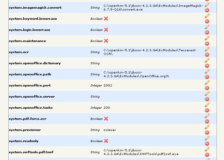 Configuration Settings