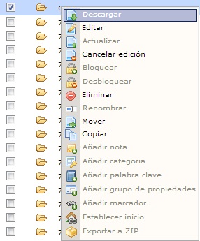 Proceso descarga