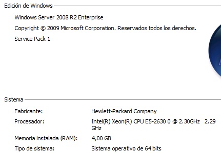 Caracteristicas servidor